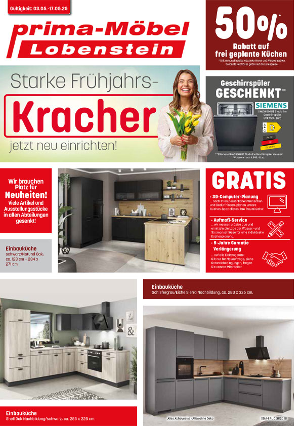 Starke Frühjahrs-Kracher - jetzt neu einrichten Starke Frühjahrs-Kracher - jetzt neu einrichten
